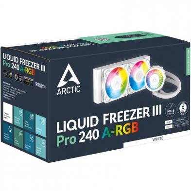 Sistema de Refrigeración Líquida Arctic Liquid Freezer III Pro 240 A-RGB/ Blanco