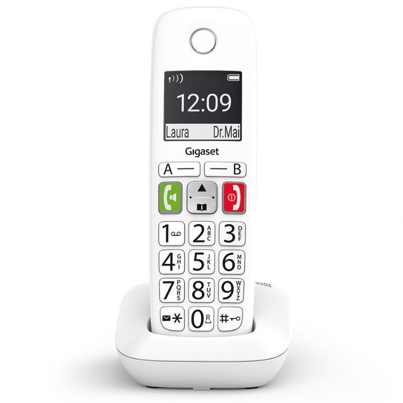 Teléfono Inalámbrico Gigaset E290/ Blanco