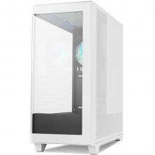 Caja Gaming Semitorre Nox Hummer ETHER/ Blanca y Negra