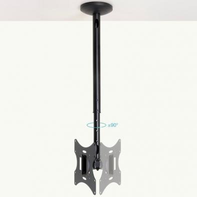 Soporte de Techo Giratorio/ Inclinable/ Nivelable TooQ LPCE2301TSLI-B para TV de 23-42'/ hasta 30kg