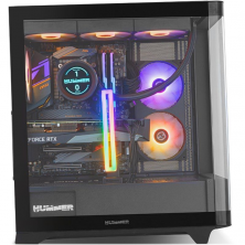 Soporte para Tarjeta Gráfica ARGB Nox Hummer H-VGA ARGB/ Compatibilidad Universal/ Negro