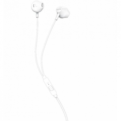Auriculares Intrauditivos Philips TAUE101/ con Micrófono/ Jack 3.5/ Blancos