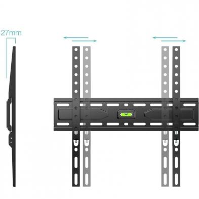 Soporte de Pared Fijo TooQ LP1030F-B para TV de 32-75'/ hasta 45kg