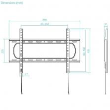 Soporte de Pared TooQ LP1084F-B para TV de 37-80'/ hasta 80kg