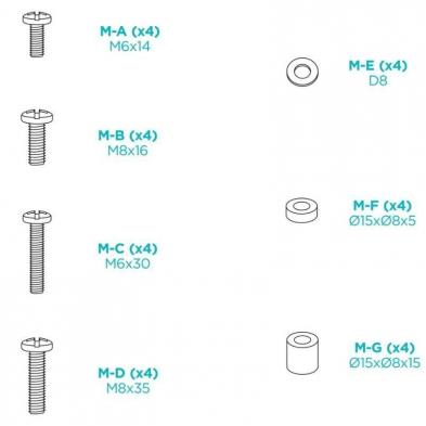 Soporte de Pared TooQ LP1084F-B para TV de 37-80'/ hasta 80kg