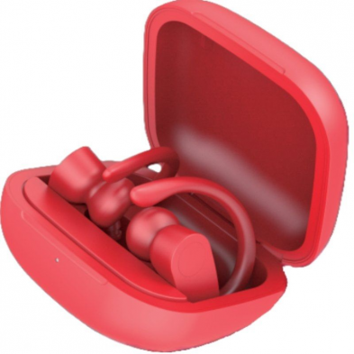 Auriculares Deportivos Bluetooth Daewoo DW2025 con estuche de carga/ Autonomía 5h/ Rojos