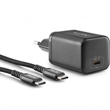 Cargador de Portátil NGS BUD65W-H para HP/ 1xUSB Tipo-C/ 65W/ Automático/ 8 Conectores/ Voltaje 5-20V