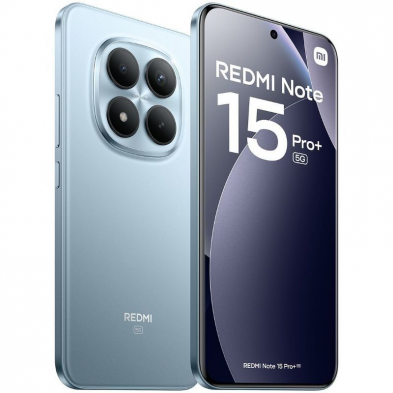 Smartphone Xiaomi Redmi Note 15 Pro Plus 12GB/ 512GB/ 6.83'/ 5G/ Azul Glaciar