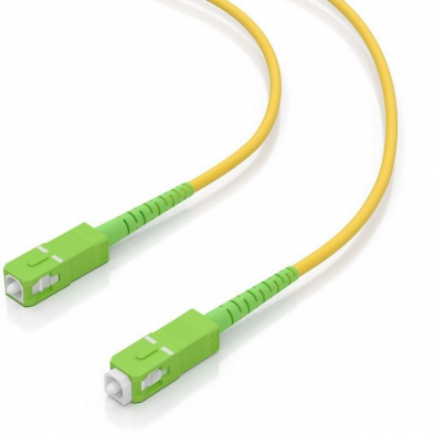 Cable de Fibra Óptica G657A2 3.0 9/125 SMF Aisens A152-0979/ LSZH/ 1m/ Amarillo