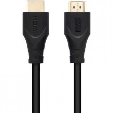 Cable HDMI 1.4 Nanocable 10.15.4701/ HDMI Macho - HDMI Macho/ 1m/ Negro