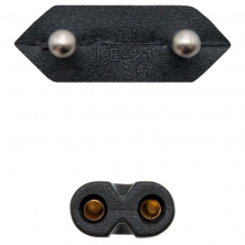 Cable Alimentación Forma 8 Nanocable 10.22.0402-L200/ CEE7/16 Macho - C7 Hembra/ 2m/ Negro