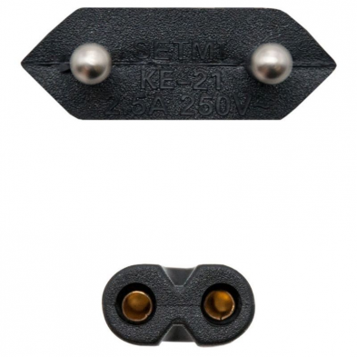 Cable Alimentación Forma 8 Nanocable 10.22.0402-L300/ CEE7/16 Macho - C7 Hembra/ 3m/ Negro
