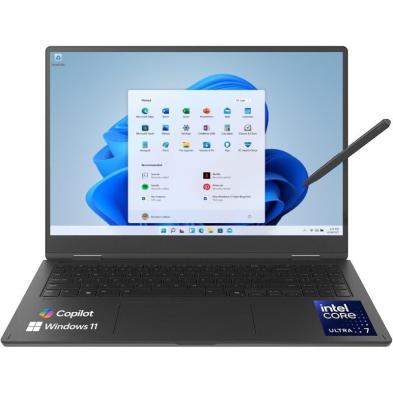 Portátil Convertible LG Gram Pro 16T90TP-K.AD88B Intel Core Ultra 7-255H/ 32GB/ 1TB SSD/ 16' Táctil/ Win11