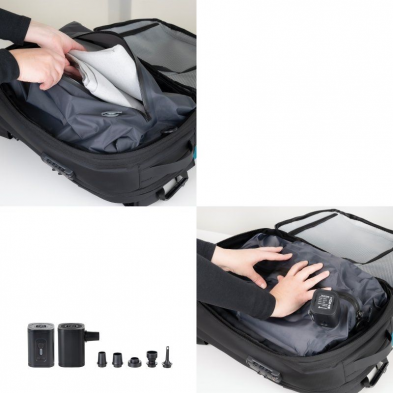 Mochila TooQ TQBP-V101-BK/ Negra/ Incluye Bomba de Aire