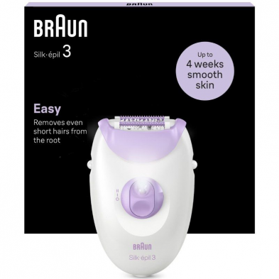 Depiladora Braun Silk Epil Series 3 SE3-000/ Con Cable