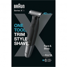 Afeitadora Braun Wet and Dry Serie X XT5200/ con Batería/ 6 Accesorios