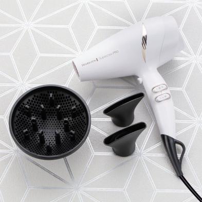 Secador Remington SuperCare Pro 2200 AC7200W/ 2200W/ Iónico/ Blanco