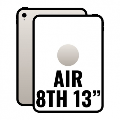 Apple iPad Air 13' 8th Wi-Fi Cell/ 5G/ M4/ 256GB/ Blanco Estrella