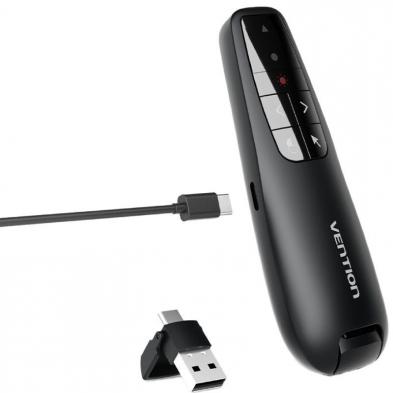 Presentador Inalámbrico Vention KQPB0/ 2.4GHz/ Negro