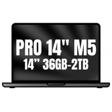 Apple Macbook Pro 14'/ M5 Max 18-Core CPU/ 36GB/ 2TB SSD/ 32-Core GPU/ Negro Espacial