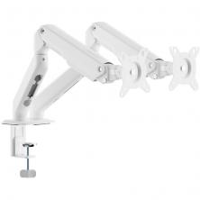 Soporte de Mesa con Contrapeso para 2 Monitores Aisens DT32TSR-439/ Giratorio/ Inclinable/ hasta 9kg
