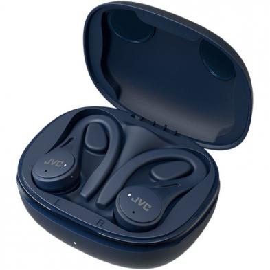 Auriculares Bluetooth JVC HA-EC25T con estuche de carga/ Autonomía 7.5h/ Azules