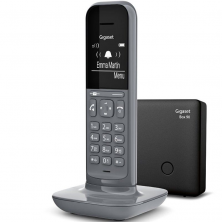 Teléfono Inalámbrico Gigaset CL390/ Pack DUO/ Gris