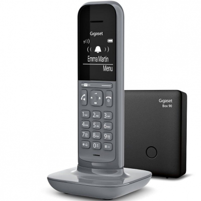 Teléfono Inalámbrico Gigaset CL390/ Pack DUO/ Gris