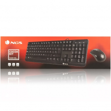 Teclado y Ratón NGS Cocoa KIT/ Portugués