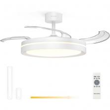 Ventilador de Techo Grunkel SKYWHITE42/ 30W/ 3 Aspas 106cm/ 6 Velocidades
