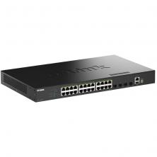 Switch Gestionable D-Link DGS-1530-28P/E 24 Puertos/ RJ-45 10/100/1000/ PoE/ SFP