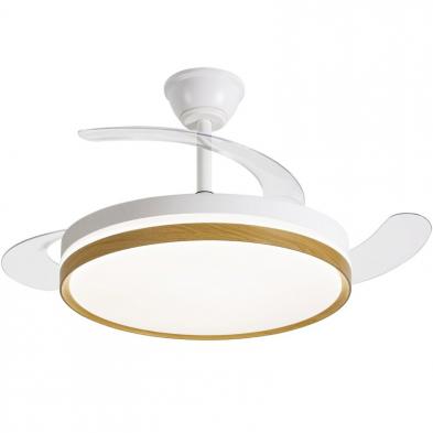 Ventilador de Techo Daewoo con aspas retráctiles DW5010/ 30W/ 3 Aspas/ 6 Velocidades