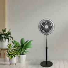 Ventilador de Pie Daewoo DW9004/ 90W/ 5 Aspas 30cm/ 3 Velocidades