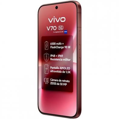 Smartphone Vivo V70 8GB/ 512GB/ 6.59'/ 5G/ Marrón