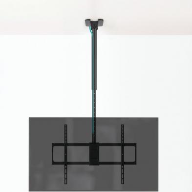 Soporte de Techo Giratorio/ Inclinable TooQ LPCE11100TSLI-B para TV de 50-100'/ hasta 80kg
