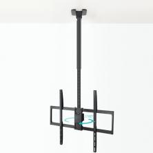 Soporte de Techo Giratorio/ Inclinable TooQ LPCE11100TSLI-B para TV de 50-100'/ hasta 80kg