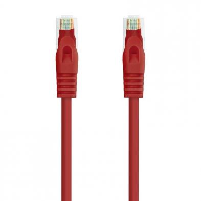 Cable de Red RJ45 UTP Nanocable 10.20.1800-L25-R Cat.6A/ LSZH/ 25cm/ Rojo