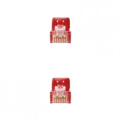Cable de Red RJ45 UTP Nanocable 10.20.1800-L25-R Cat.6A/ LSZH/ 25cm/ Rojo