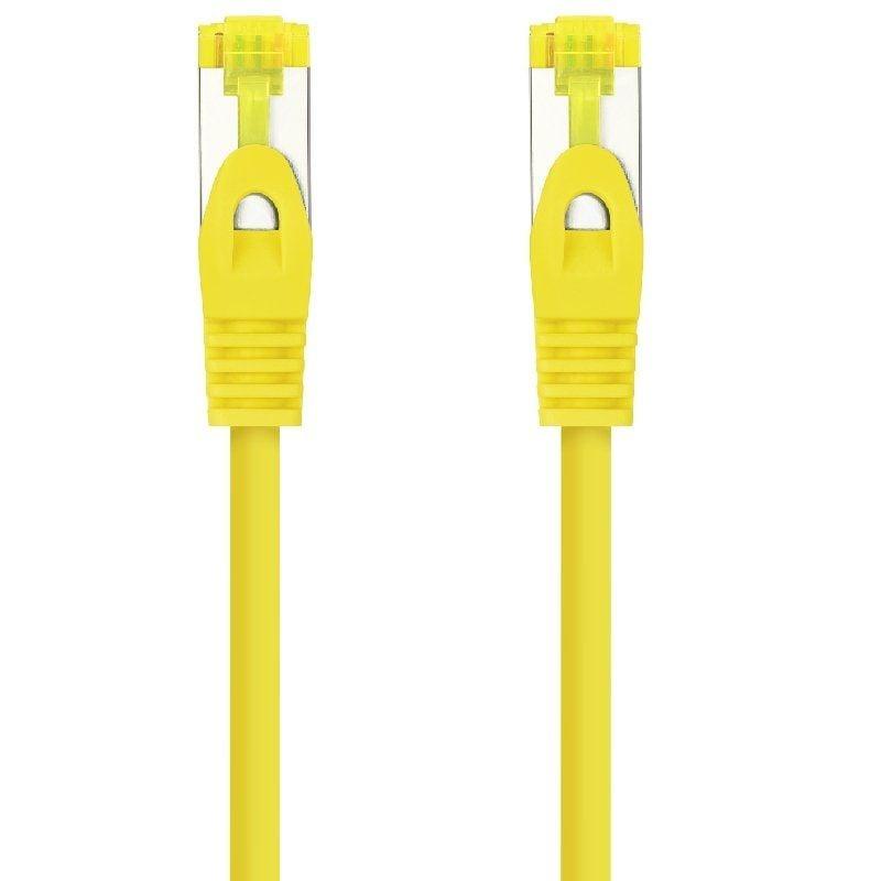 Cable de Red RJ45 SFTP Nanocable 10.20.1900-L25-Y Cat.6A/ LSZH/ 25cm/ Amarillo