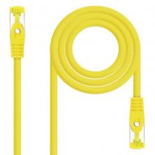 Cable de Red RJ45 SFTP Nanocable 10.20.1900-L25-Y Cat.6A/ LSZH/ 25cm/ Amarillo