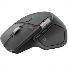 Ratón Ergonómico Inalámbrico Logitech MX Master 4/ Batería recargable/ Hasta 8000 DPI/ Grafito