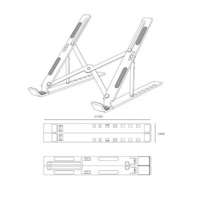 Soporte Aisens LPS2M-175 para Portátil/Tablet hasta 15'
