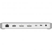 Docking USB Tipo-C 4.0 D-Link DUF-901/E/ 3xUSB/ 3xUSB Tipo-C/ 2xDisplayPort/ 1xRJ45/ 1xUSB Tipo-C PD/ Blanco
