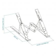 Soporte TooQ TQLRS0033-AL para Portátiles hasta 15'