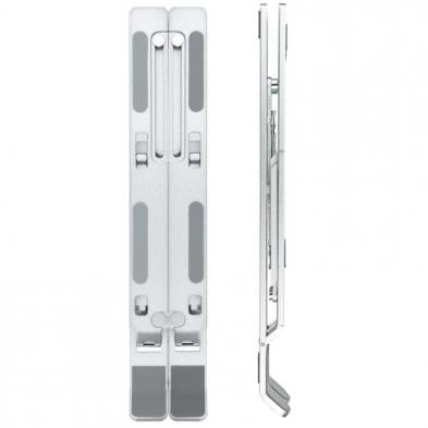 Soporte TooQ TQLRS0035-AL para Portátil/ Tablet hasta 15'/ Plata