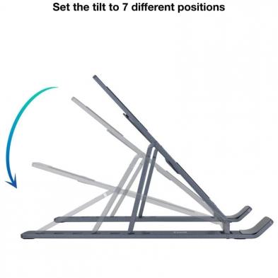 Soporte TooQ TQLRS0035-AL-G para Portátil/ Tablet hasta 15'