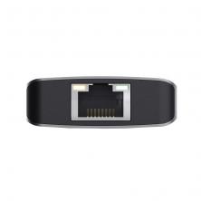 Docking USB Tipo-C Trust Dalyx/ 2xUSB/ 2xUSB Tipo-C/ 1xHDMI 4K/ 1xRJ45/ Gris