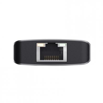 Docking USB Tipo-C Trust Dalyx/ 2xUSB/ 2xUSB Tipo-C/ 1xHDMI 4K/ 1xRJ45/ Gris