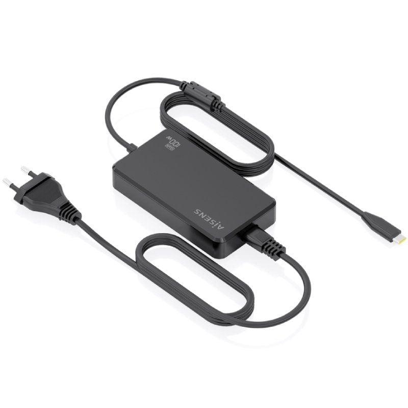 Cargador Sobremesa GaN Aisens ASCH-1PD100D070-BK/ 1xUSB Tipo-C/ 100W