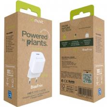 Cargador de Pared Muvit For Change MCACC0049/ 1xUSB Tipo-C/ 25W